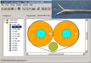 Parallel screened pair photograph and model